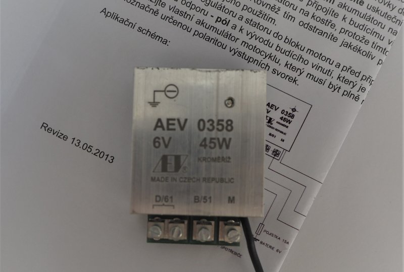 Regulator elektroniczny 6V/45W - pol AEV 0358-photo2