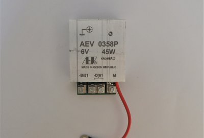 Regulator elektroniczny 6V/45W + pol AEV 0358P