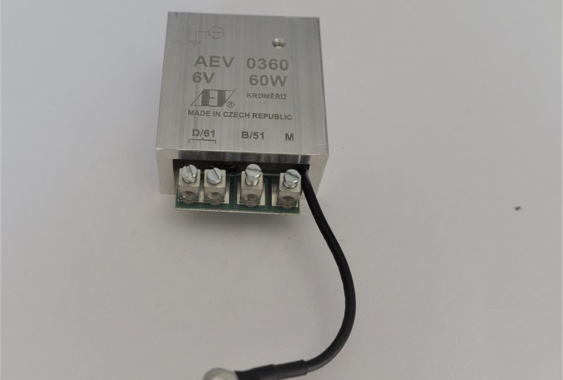 Regulator elektroniczny 6V/60 W - pol AEV 0360, Jawa 500 OHC-photo3