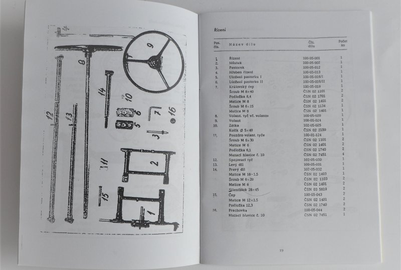 Katalog części zamiennych VELOREX 16/350 - J.CZESKI, format A5, 53 stron-photo3