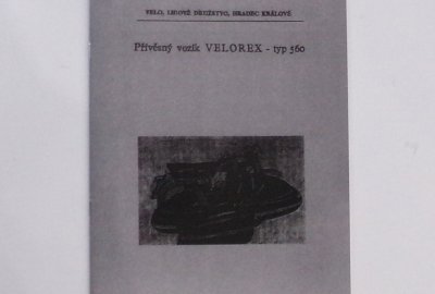 VELOREX 560 sidecar - J.CZESKI, format A4, 13 stron