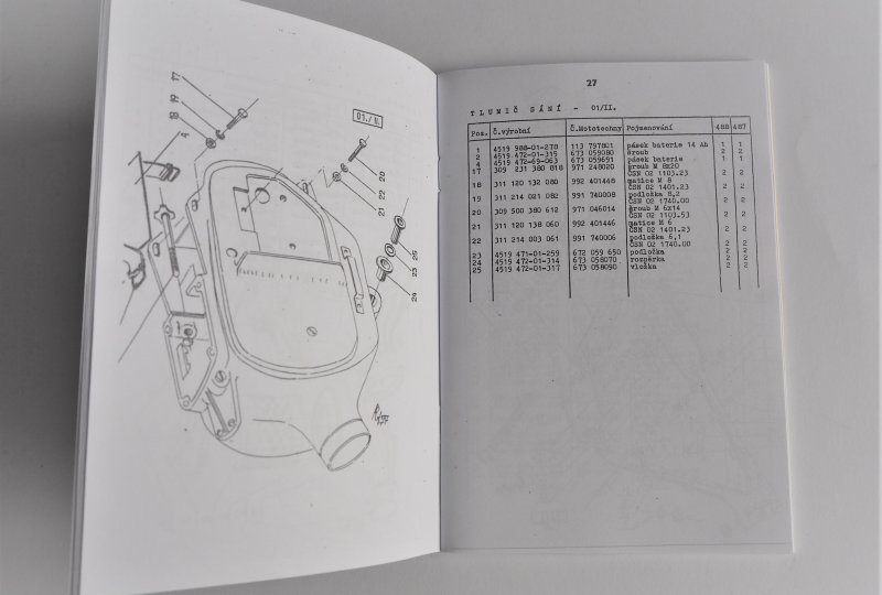 Katalog części zamiennych CZ SPORT 488, 487 - J.CZESKI, format A5, 79 stron-photo3