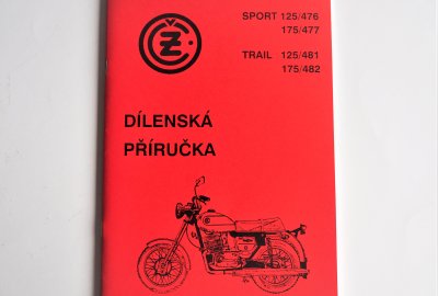 Podręcznik warsztatowy CZ 476-482 - J.CZESKI, format A4, 66 stron