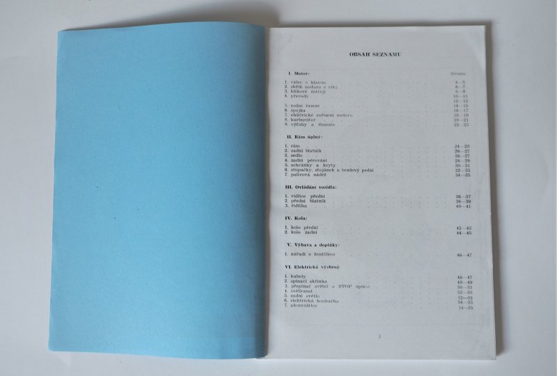 Katalog części zamiennych JAWA-CZ 125/351-150/352 - J.CZESKI, format A5, 66 stron-photo2