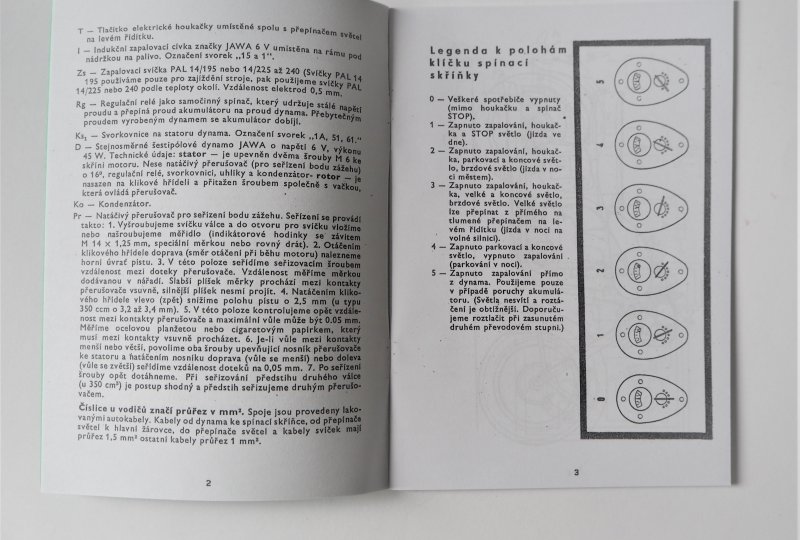 Schemat instalacji elektrycznej Jawa 250/350 typ 353/03, 559/02, 354/03, 354/06 - J.CZESKI, format A5, 30 stron-photo2
