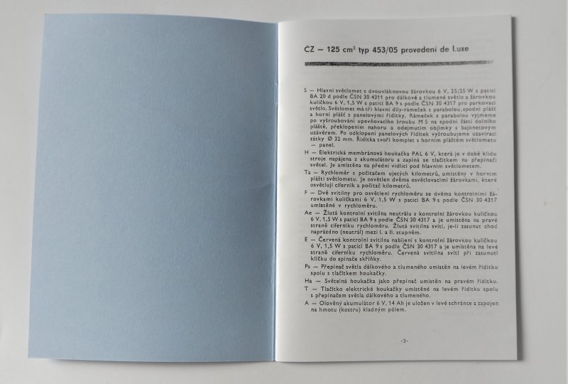 Schemat instalacji elektrycznej CZ 125/175/250 - J.CZESKI, format A5, 37 stron-photo2