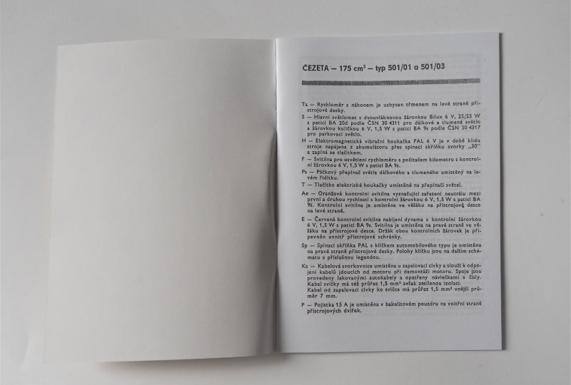 Schemat instalacji elektrycznej CZ 501/502 - J.CZESKI, format A5, 29 stron-photo2