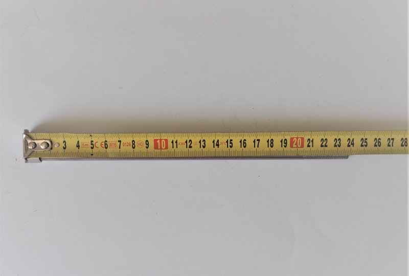 Śruba mocowania kierownicy, 230 mm, nierdzewna, polerowana, Jawa 05-23-photo5