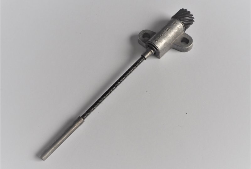 Napęd licznika (silnik), 14 zębów, długość 178mm, średnica 6mm, oryginał, CZ 125/175-photo3