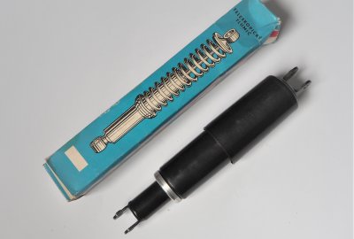 Tylny amortyzator, plastik, oryginał, Jawa, CZ 1956--