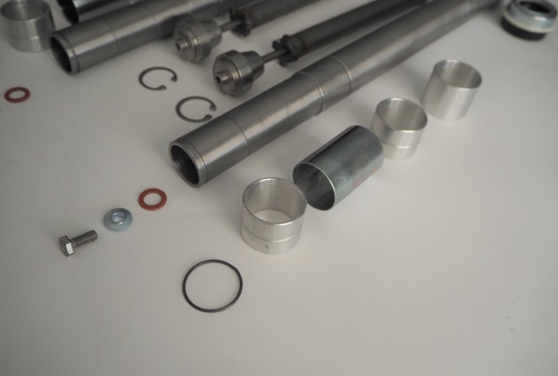 Przednie zawieszenie, komplet naprawczy, tulejki aluminiowe, Jawa, CZ-photo3