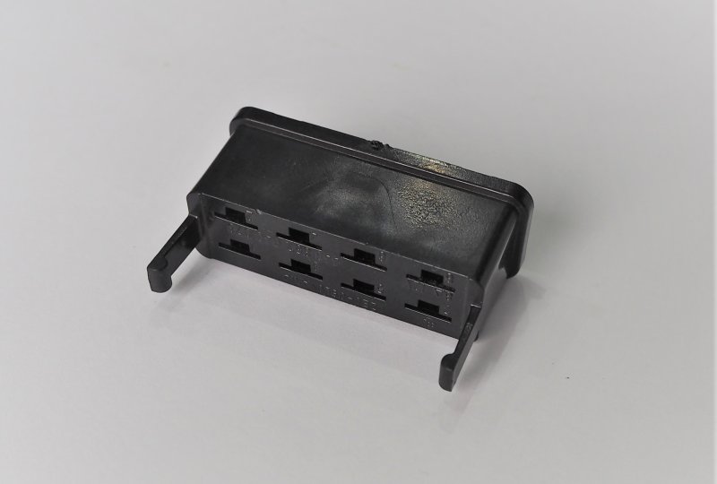 Złącze wtykowe, 8 pinów, plastik, oryginał, Jawa 634-640-photo2