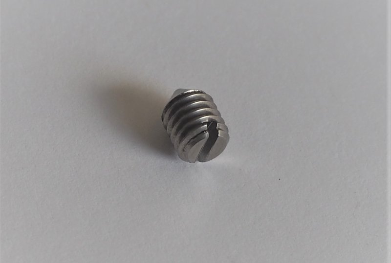 Wkręt mocowania manetki gazu 6x8 mm, stal nierdzewna, Jawa, CZ-photo2