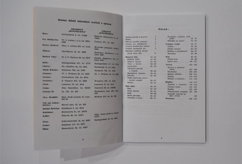 Katalog części zamiennych JAWA 250 PERAK - J.CZESKI, format A5, 128 stron-photo2