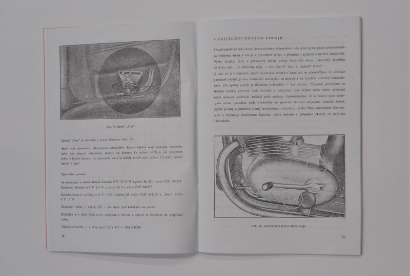 Instrukcja obsługi JAWA-CZ 125 TYP 355, 175 TYP 356 - J.CZESKI format A5, 64 stron-photo3