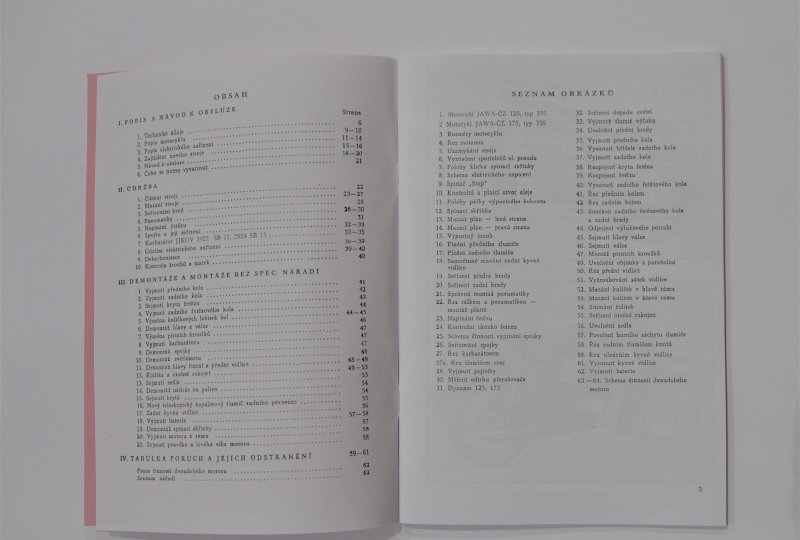 Instrukcja obsługi JAWA-CZ 125 TYP 355, 175 TYP 356 - J.CZESKI format A5, 64 stron-photo2