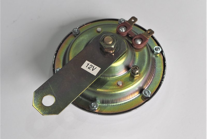 Klakson 12V, 100mm, Jawa Perak, Kyvacka, OHC-photo2