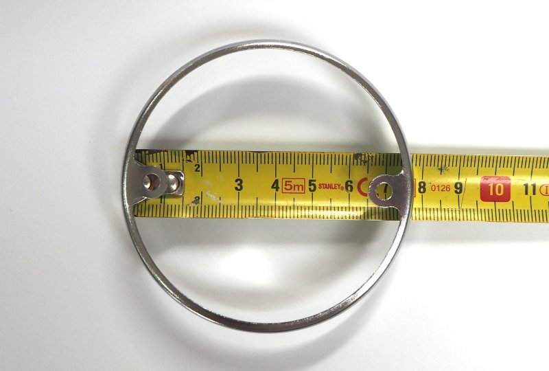 Ramka kierunkowskazu, metalowa, chrom, Jawa 634-640-photo4