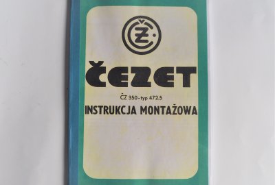 Instrukcja montażowa CZ 350 typ 472.5 - J.POLSKI format A4, 59 stron