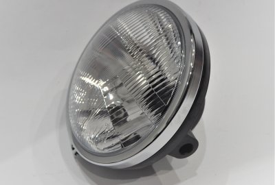 Lampa przednia, halogen H4, chromowana ramka, Jawa 638 - 640