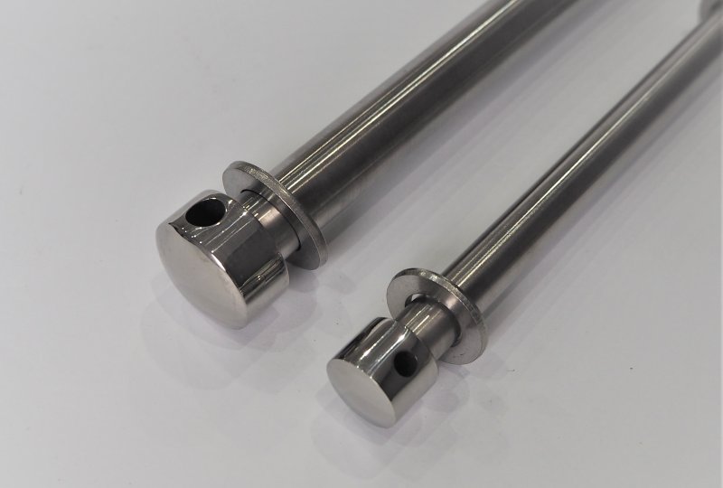 Ośki kół, na koła półbęben, nierdzewne, polerowane, Jawa-CZ 250/350-photo2