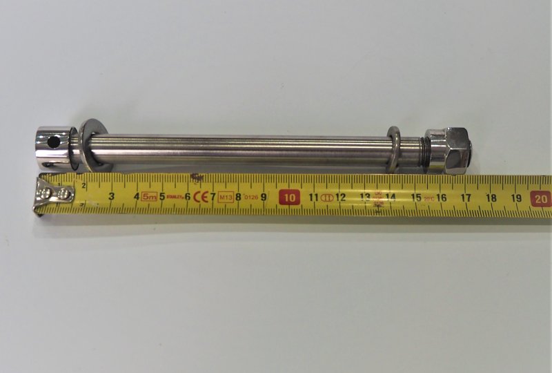 Ośki kół, na koła półbęben, nierdzewne, polerowane, Jawa-CZ 250/350-photo4