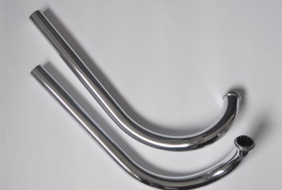 Kolanka wydechu, chrom, CZ 125/501 Skuter