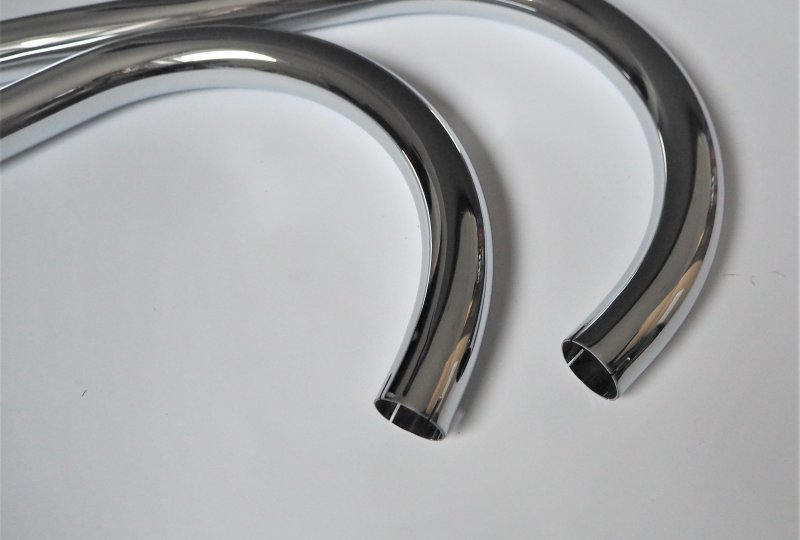 Kolanka wydechu, chrom, CZ 125 B/T-photo4