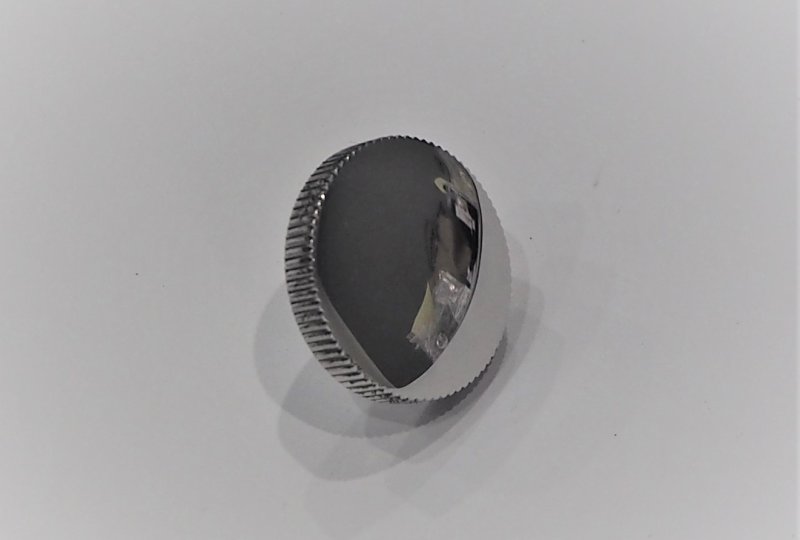 Śruba ramki lampy przedniej, aluminium/polerowane, Jawa 1956-----photo4