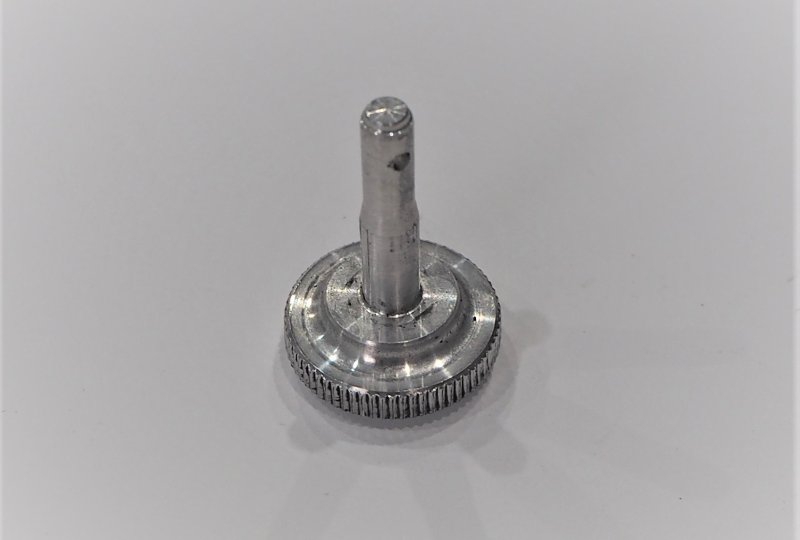Śruba ramki lampy przedniej, aluminium/polerowane, Jawa Perak, OHC-photo4