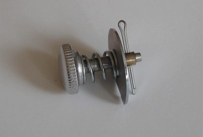 Śruba regulacyjna klosza lampy, aluminium, komplet, Jawa Perak, Kyvacka, OHC