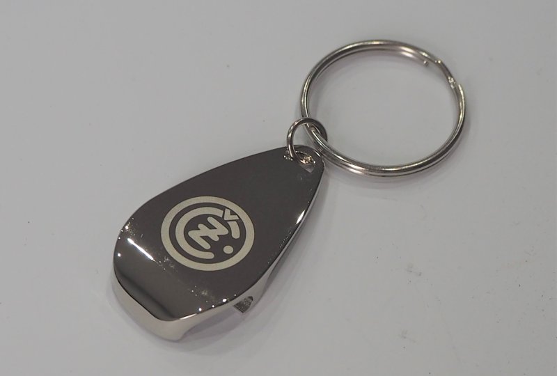 Breloczek, chrom, logo CZ-photo2