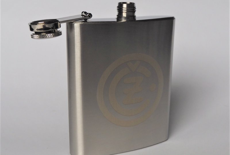 Piersiówka, 200 ml, stal nierdzewna, logo CZ-photo3