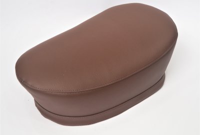 Siedzenie, półskóra, brązowe, Jawa 50 typ 550/555