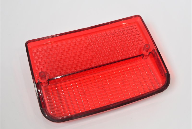 Klosz tylnej lampy, czerwony, plexi, Jawa 638-640-photo3