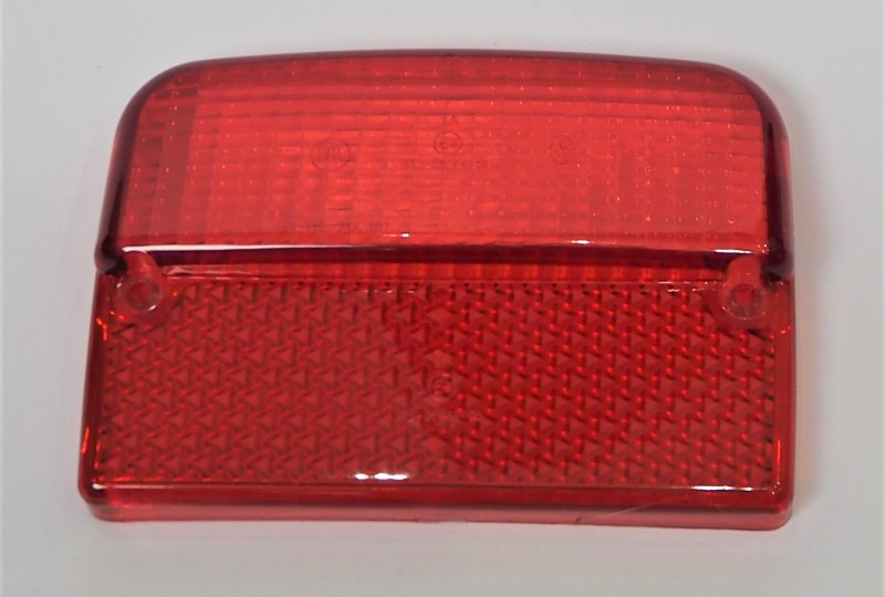 Klosz tylnej lampy, czerwony, plexi, Jawa 638-640-photo4