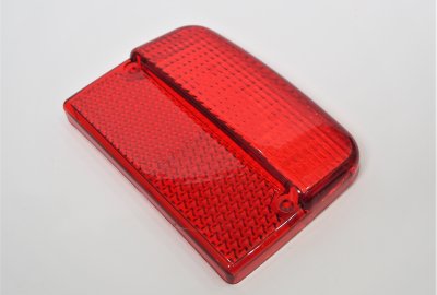 Klosz tylnej lampy, czerwony, plexi, Jawa 638-640