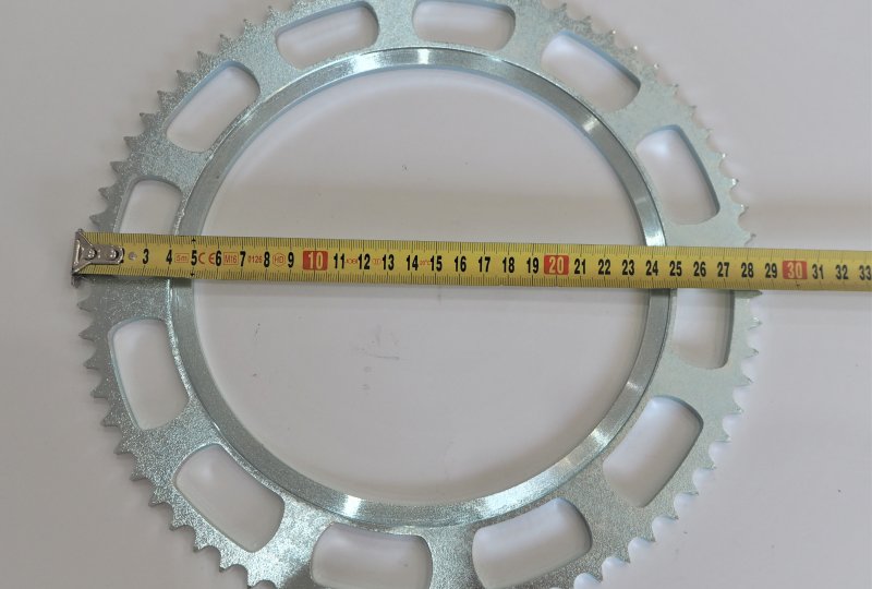 Zębatka koła 70 zębów, ocynk, Jawa 50-photo4