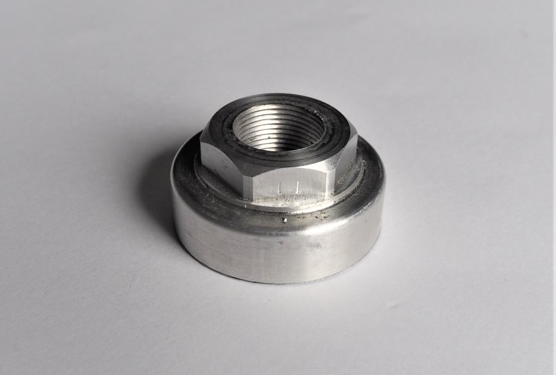 Nakrętka dolna korpusu gaźnika, aluminium, AMAL 75/276-photo2