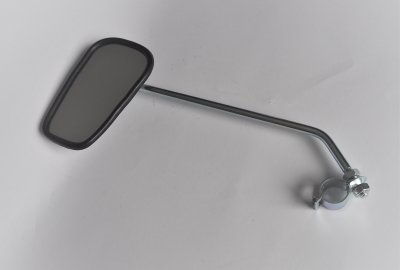 Lusterko z objemką na kierownicę, lewe, ocynk, lakierowane, Jawa, CZ