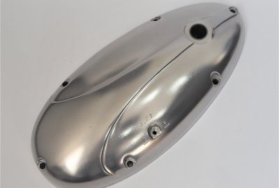 Pokrywa sprzęgłowa silnika, polerowana chemiczne, Jawa 500 OHC