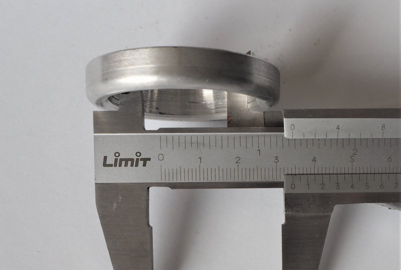 Podkładka sprężyny tylnego amortyzatora, aluminium, oryginał, Jawa 634-photo5