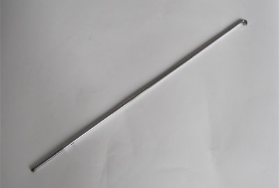 Pręt tylnego hamulca, M6 x 525 mm, z zagięciem, chrom, Jawa 250/350 Perak