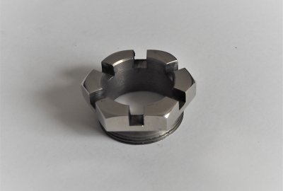 Nakrętka osłony wałka rozrządu, nierdzewna/polerowana, Jawa 500 OHC 01, 02