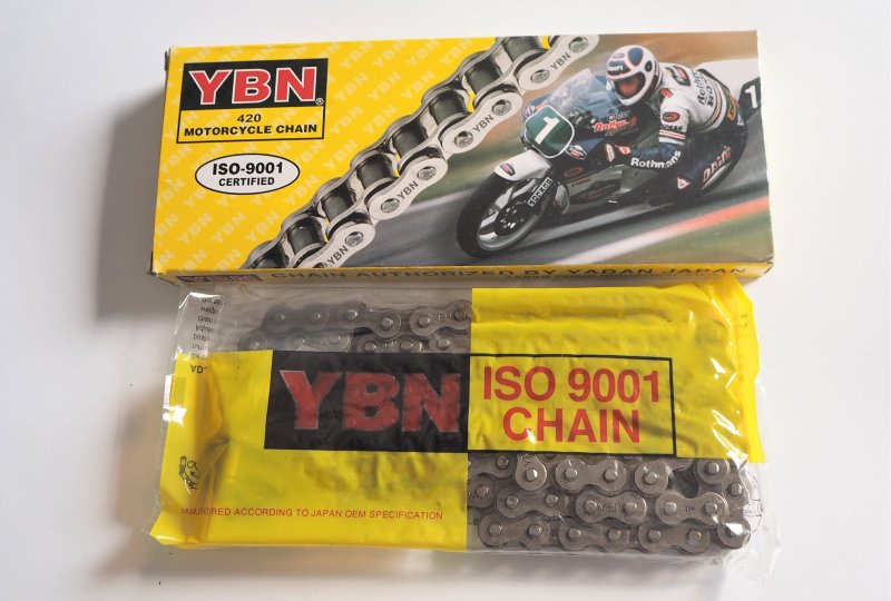 Łańcuch YBN 420, 112 ogniw, Jawa 50-photo2