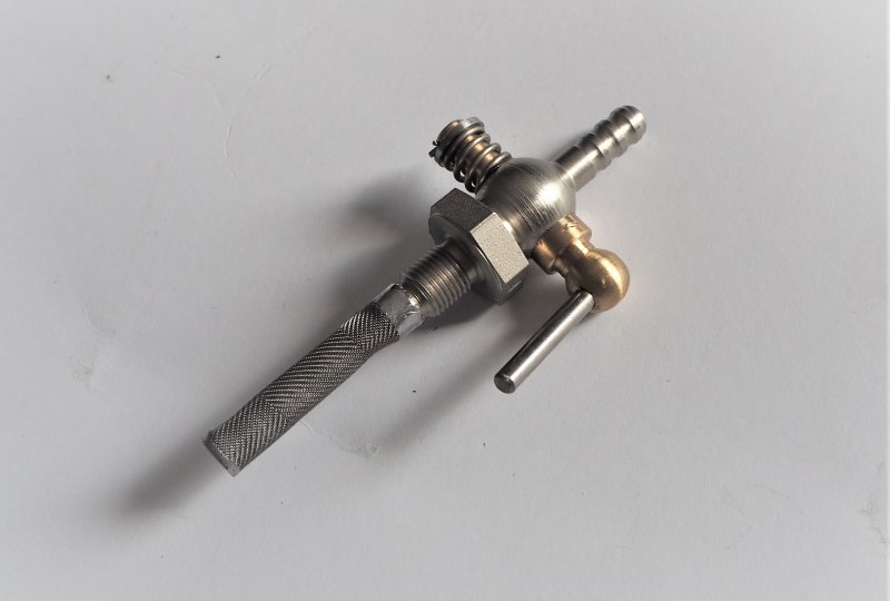 Kranik paliwa M10x1mm, nierdzewny, Jawa Perak FJ-photo2