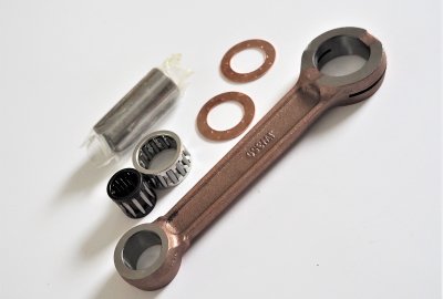 Komplet korbowodu na sworzeń 15mm, łożysko, DUELLS, Jawa, CZ 175/350