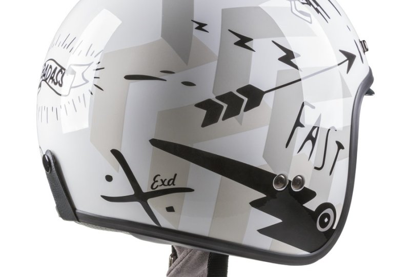 Kask CASSIDA OXYGEN BADASS - L / 59-60 /  biały/szary-photo7