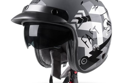 Kask CASSIDA OXYGEN BADASS - L / 59-60 /  szary/biały
