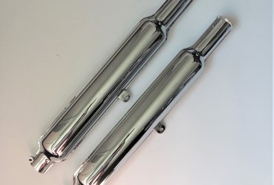 Tłumiki wydechu, prototyp, Jawa 500 OHC 00